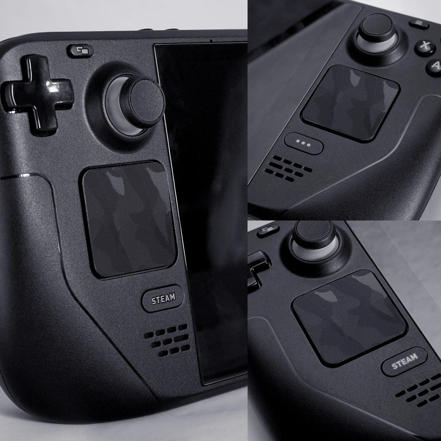 4Pieces TALONGAMES Touchpad Stickers For Steam Deck / Steam Deck OLED Version Wear-resistant Anti-scratch Protection Stickers