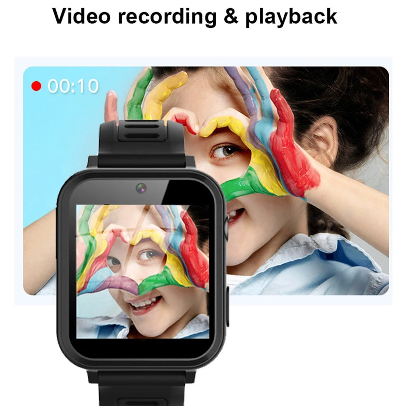 Children’s Smart Watch – 24 Games, Music Player, Pedometer, Video & Audio Recorder, Torch, Kids Wristwatch with Time Display