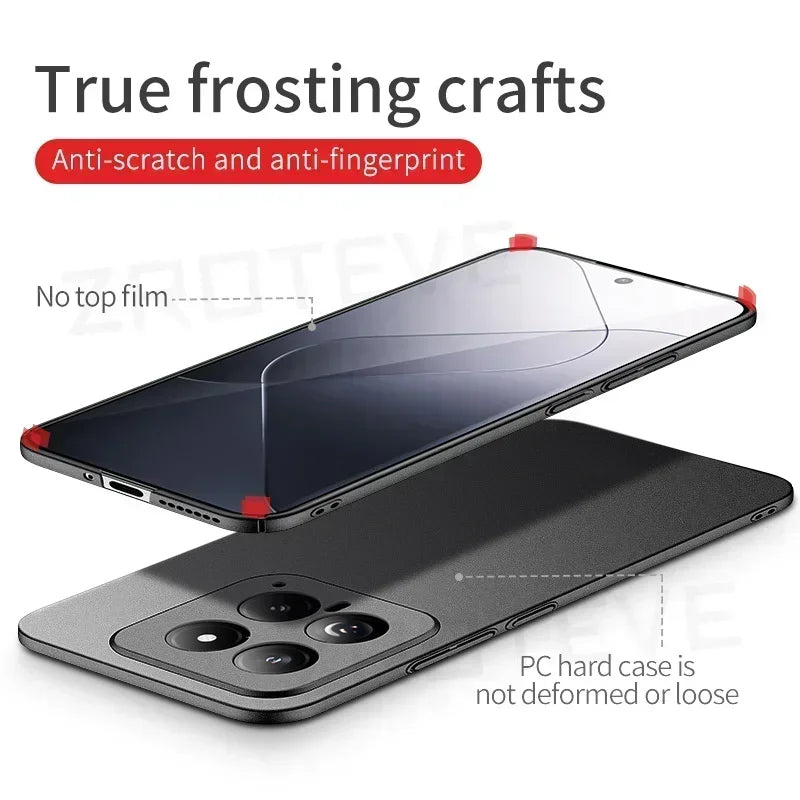 Xiaomi 14 / 14 Ultra Case – ZROTEVE Matte Hard PC Cover for Mi 13, 13T, 14T Pro, Mi14, Mi13 Lite Phones