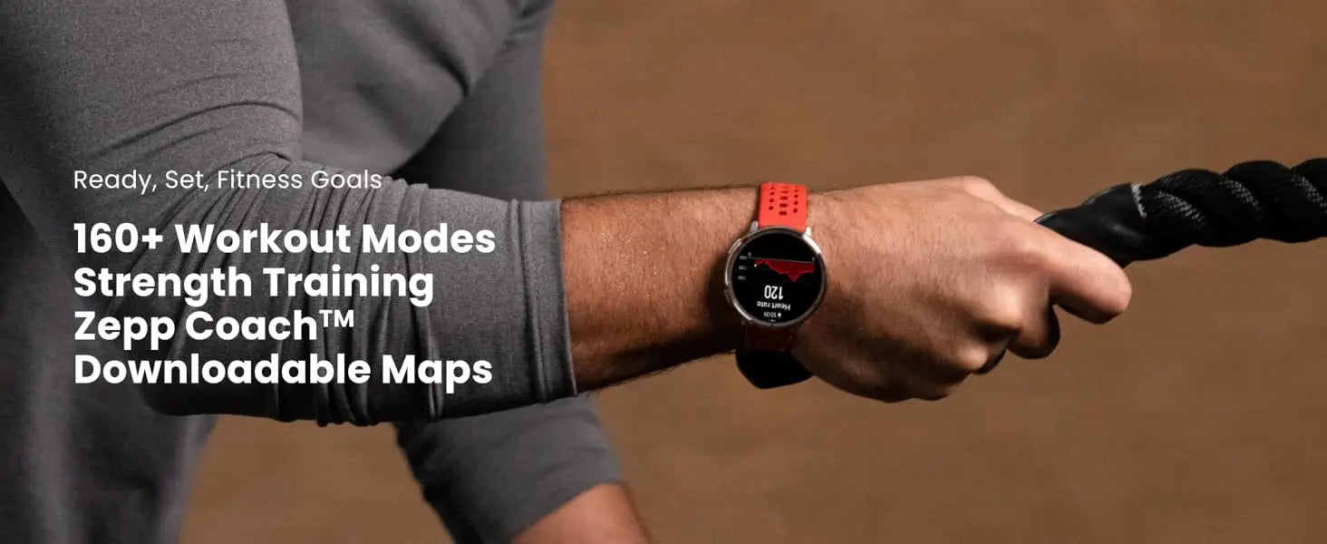 Amazfit Active 2 Smart Watch 44mm, GPS Maps with Direction, 10 Day Battery,  160+ Sport Modes, Water Resistant