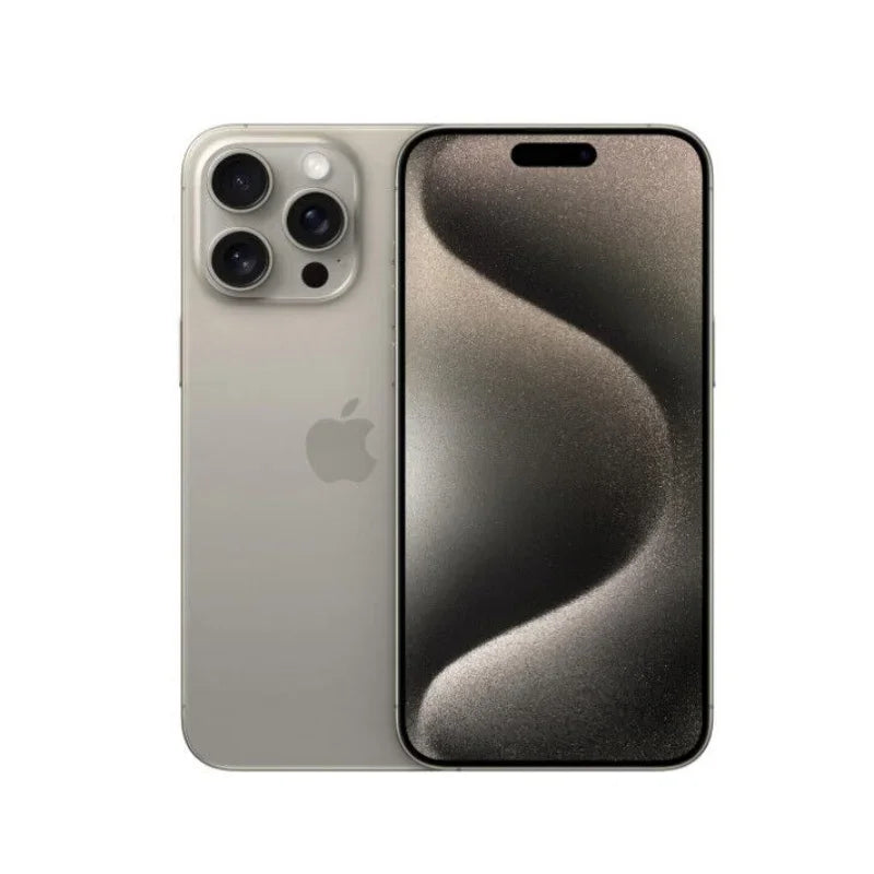 Refurbished iPhone 15 Pro Max (Titanium) - Dual eSIM | 256GB/512GB | A17 Pro Chip | 100% Original