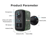 Sectec 5MP Mini Solar 4G Camera Outdoor Surveillance Camouflage Color WiFi Security  Camera PIR Detection Auto Tracking UBox App