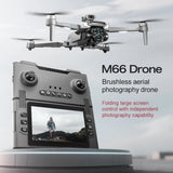 Drone Profesional 4K Dual Camera Brushless Motor Obstacle Avoidance Dron RC Helicopter Foldable Quadcopter