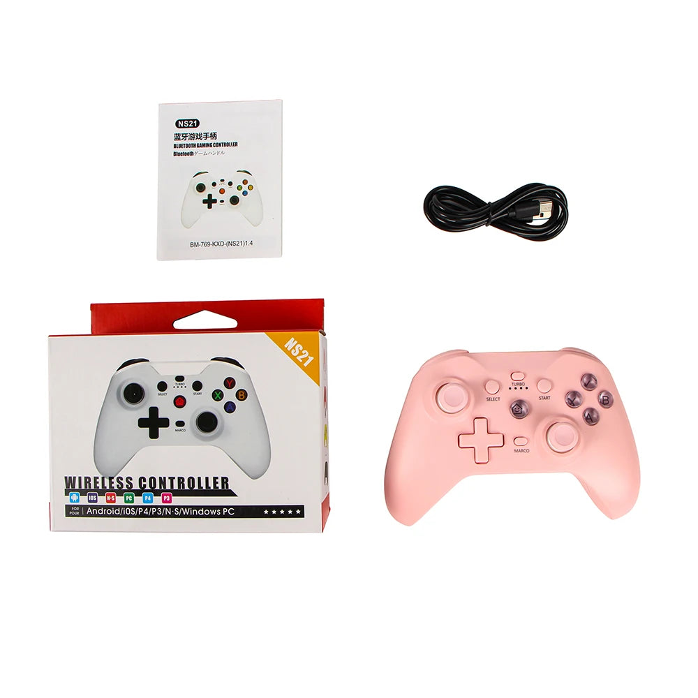 Switch gamepad  Wirelless  controller Supports Android phones/iOS/computers Win10/PS4 with dual motor vibration