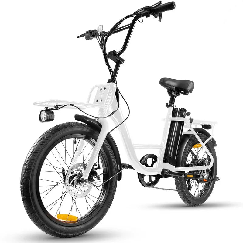 20-inch electric bike, stylish city commuter bike with 750W efficient motor, 48V-10ah lithium battery outing electric moped