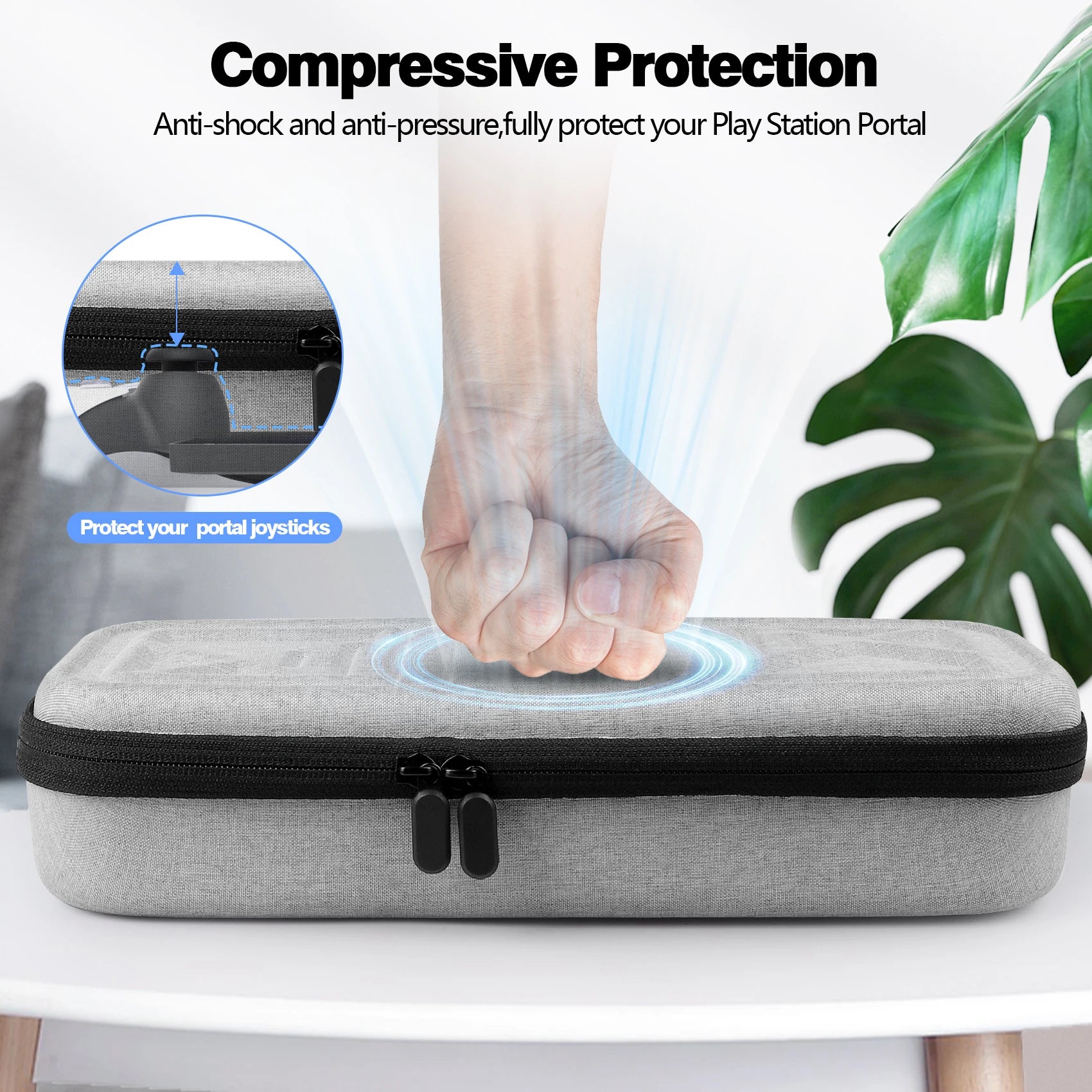 Carrying Case for PS Portal - Slim Fit & Hard Shell Carrying Case for PlayStation 5 Portal Remote Player