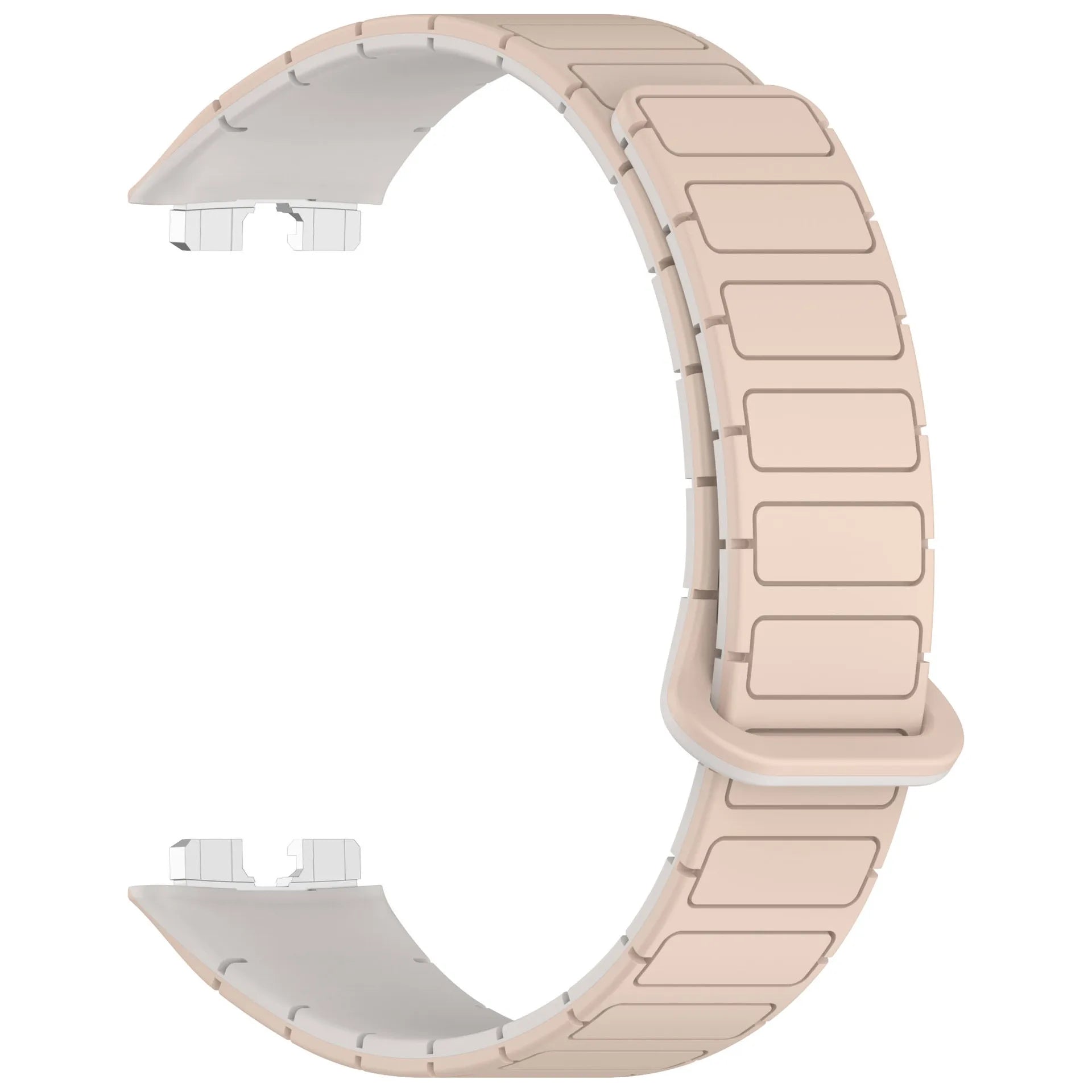 New Magnetic Silicone Strap for Huawei Watch 8/9/10 – Two-Tone Sport Band Smartwatch Accessories