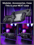 ModCase for Steam Deck OLED, PC0104 Steam Deck OLED Case with Detachable Front Shell Valve Steam Deck OLED Accessories