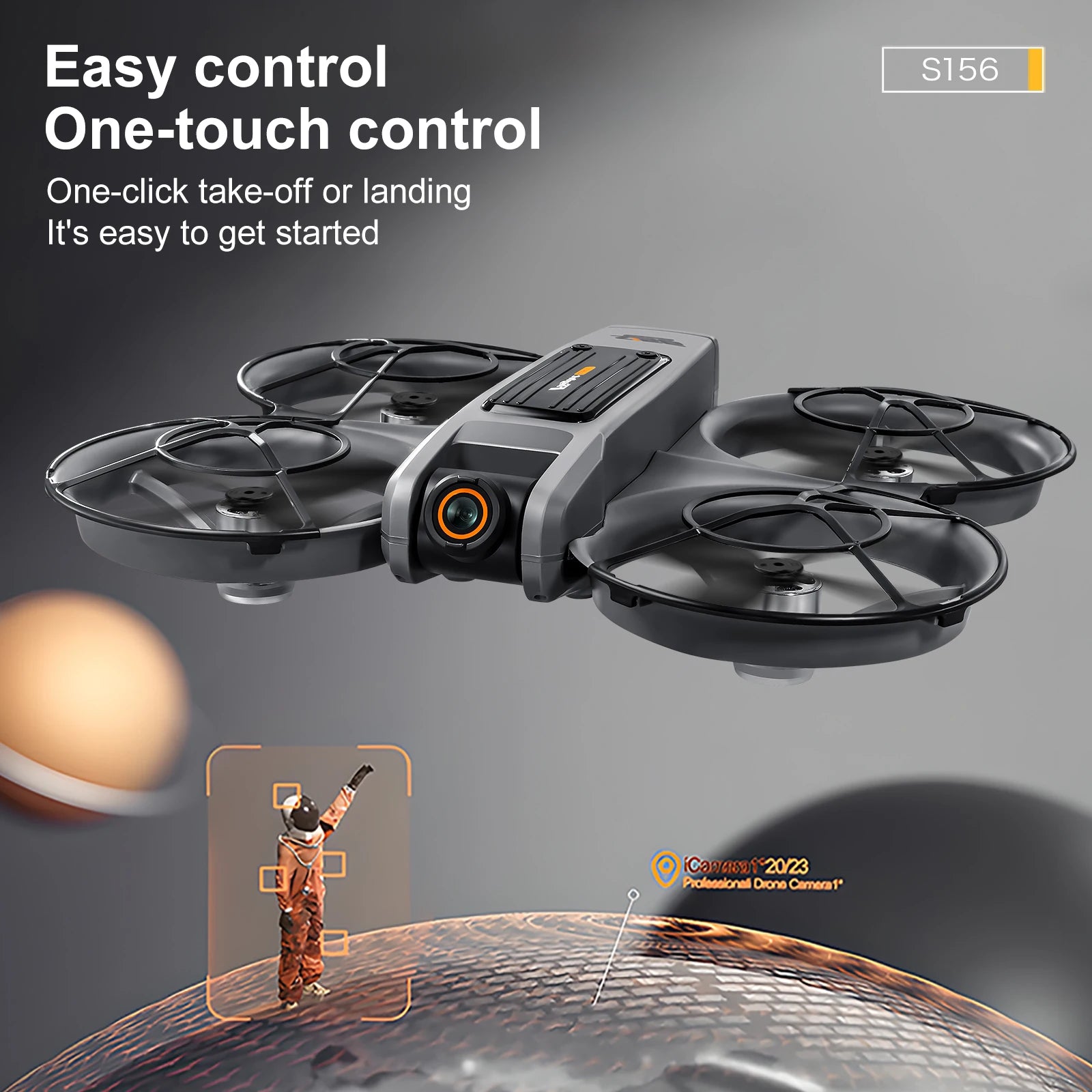 Drone Professional 8K Camera with 5G WiFi FPV UAV Screen S156 Remote Control and Obstacle Avoidance Quadcopter 2025