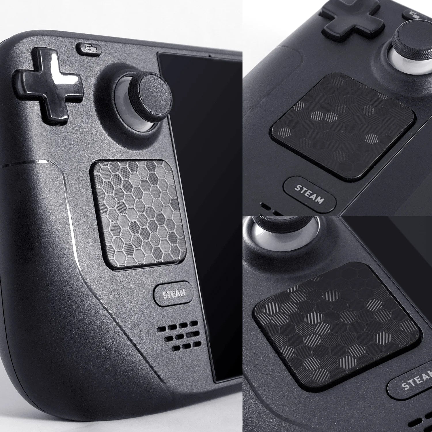 4Pieces TALONGAMES Touchpad Stickers For Steam Deck / Steam Deck OLED Version Wear-resistant Anti-scratch Protection Stickers