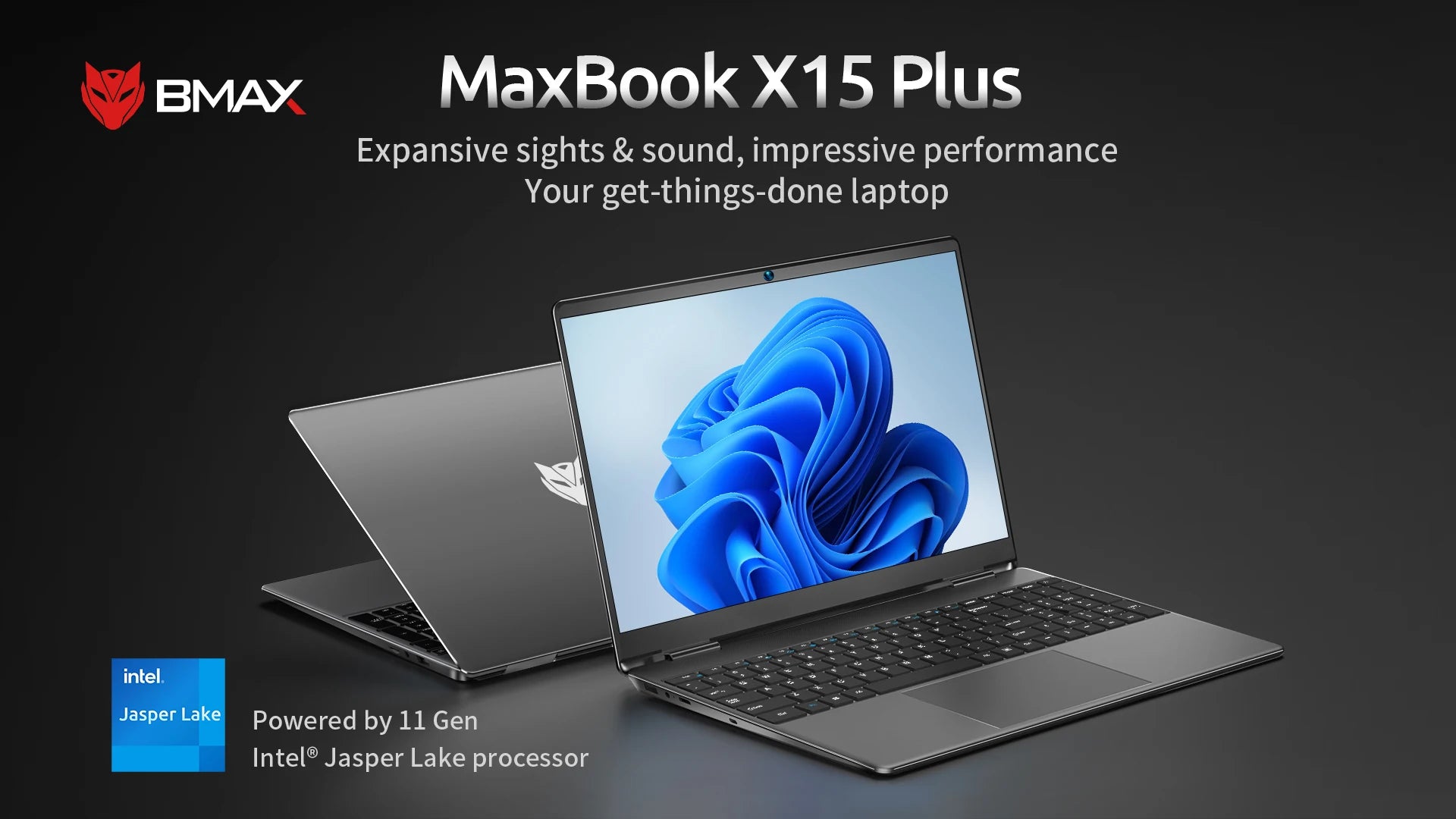 BMAX X15PLUS 15.6 Inch Laptop Intel N5095 CPU 16GB RAM 512GB SSD Windows 11 Notebook 1920*1080 Dual Wifi USB PC Gamer laptops