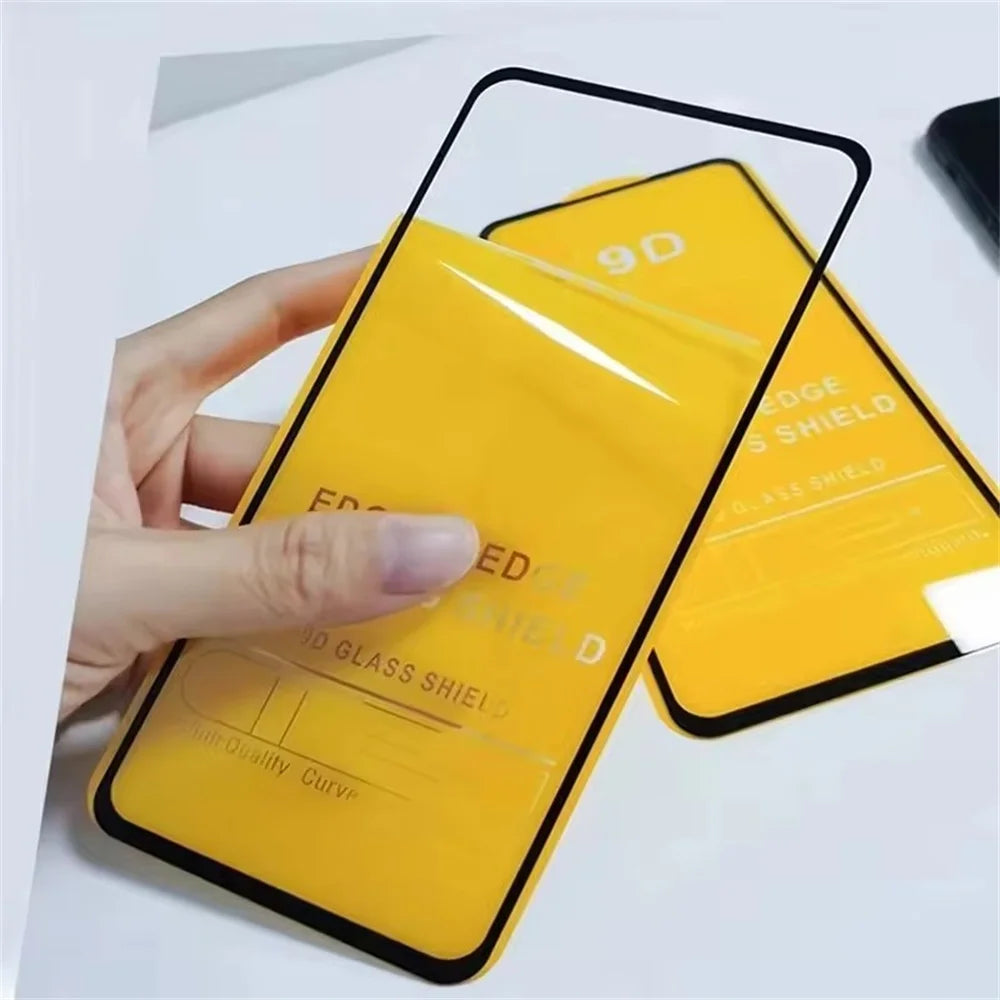 Protective 9D Tempered Glass Screen Protector for POCO X7 X6 X5 X4 X3 Pro C75 C65 C40 M7 M6 F6 F5 Pro
