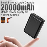 20000mAh Portable Power Bank – Fast Charging USB External Battery for Heated Vest, Jacket, Scarf, Socks & Gloves