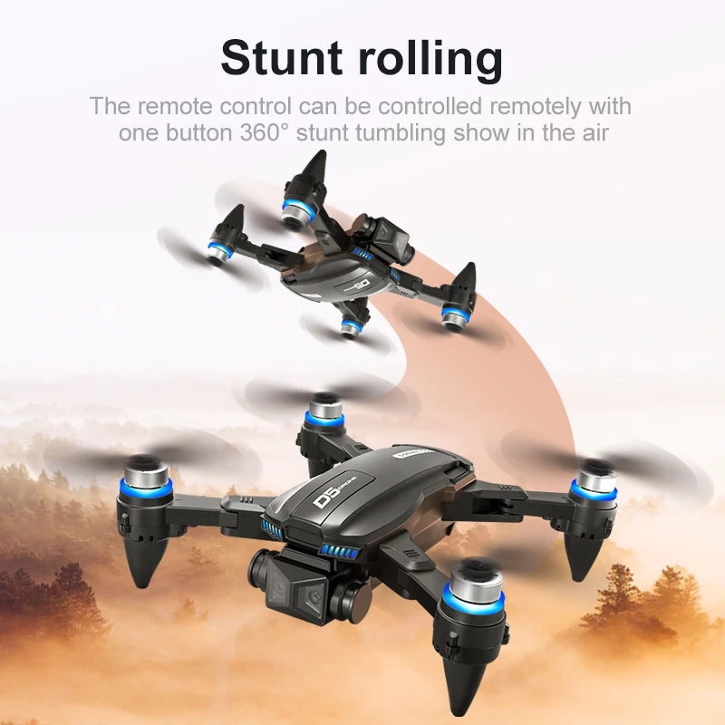 2026 NEW D5 Drones 4K HD Professional Remote Control Helicopter Plane RC Dron With Screen obstacle avoidance FPV Quadcopter Toys