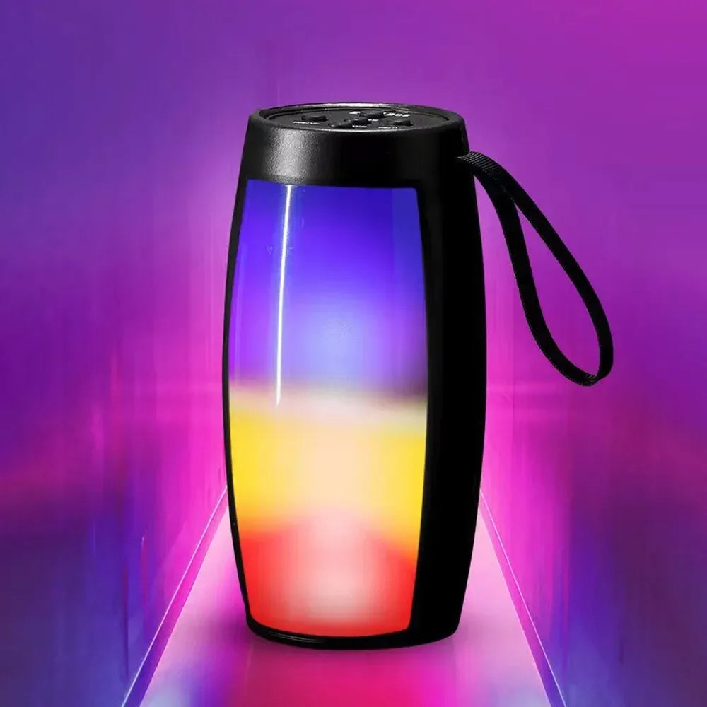 1202 Wireless Bluetooth Speaker – Portable Home & Outdoor Subwoofer with Bass, MP3 Player, Car Audio & LED Lights