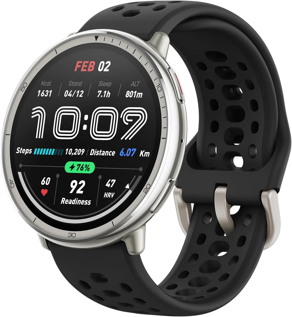 Amazfit Active 2 Smart Watch 44mm, GPS Maps with Direction, 10 Day Battery,  160+ Sport Modes, Water Resistant