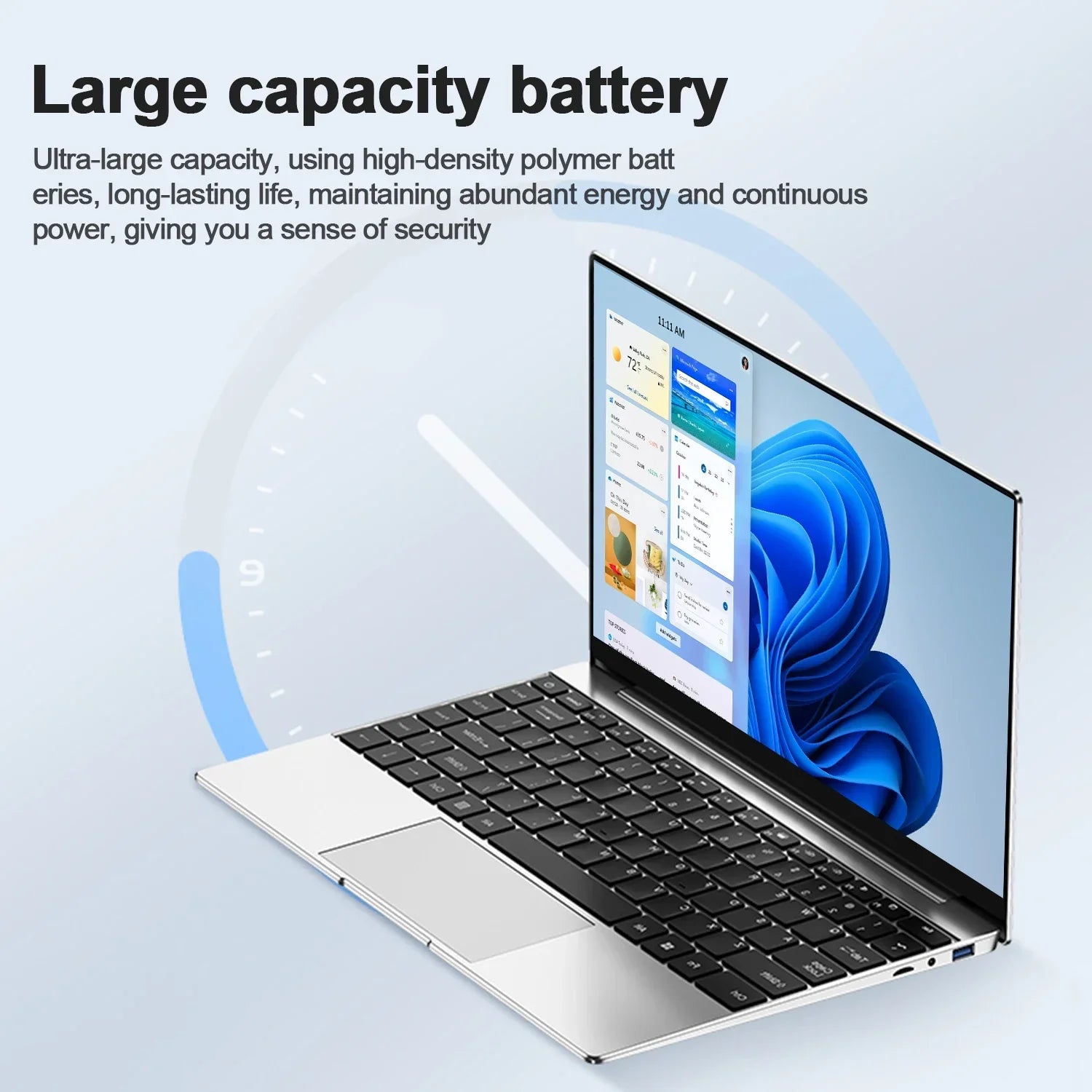 14.1" Ultra Slim Laptop 16GB RAM 2TB SSD Intel N3700 Notebook Gamer Windows 11 1920*1080 Display Office Study Computer PC