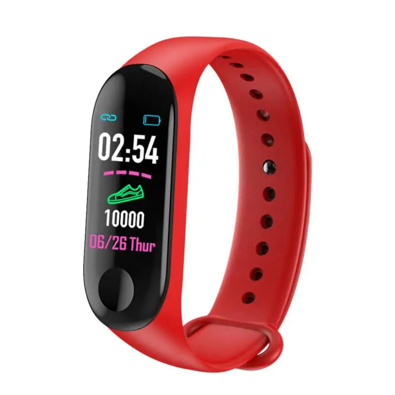 M3 Plus Fitness Tracker Smart Band – Running Pedometer with Heart Rate & Blood Pressure Monitor
