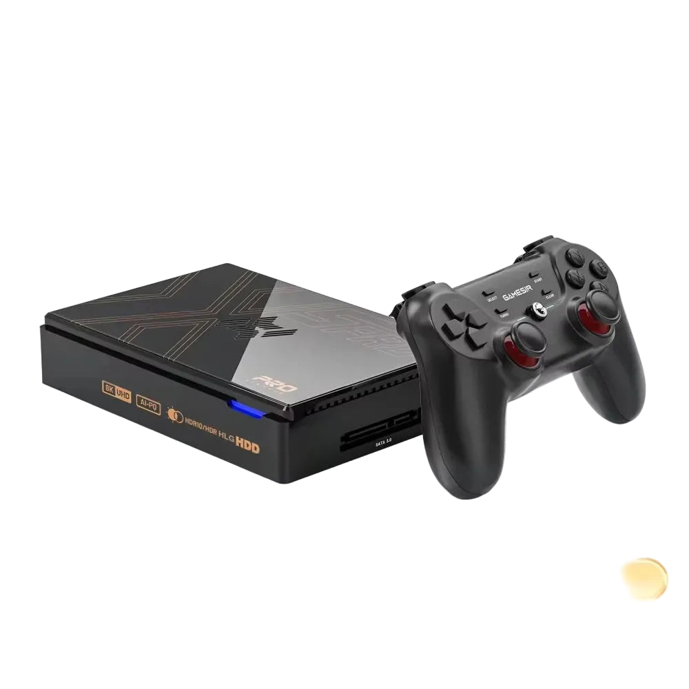 Kinhank Super Console X5 PRO Retro Video Game Consoles Plug and Play 4T with 16000 Games for PS2/WII/SS/DC/N64/MAME