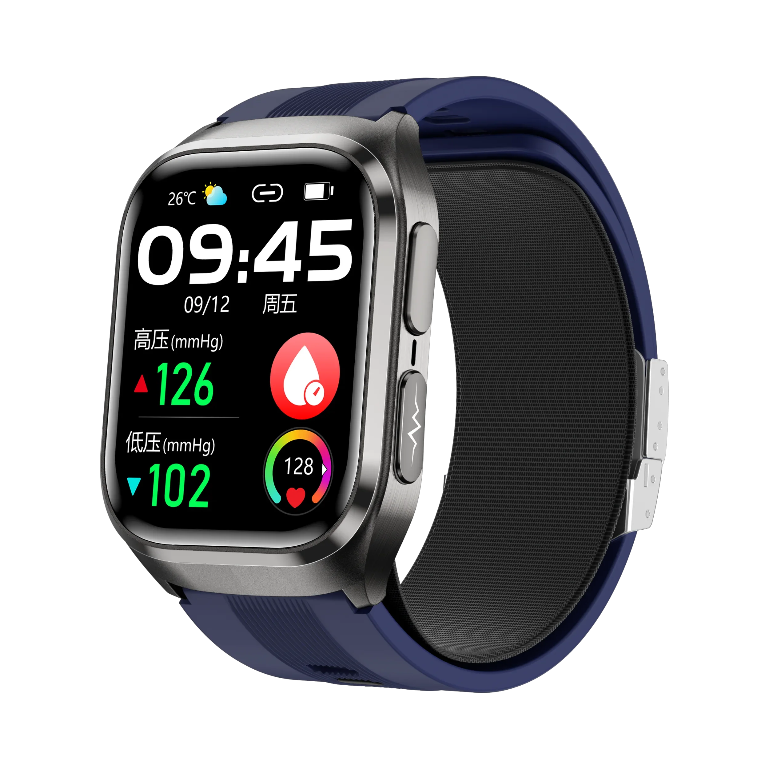 NOYAFA Air Pump Smart Watch Air Sac Accurate Blood Pressure ECG Oxygen Uric Acid Blood Lipids Health Monitoring Smartwatch