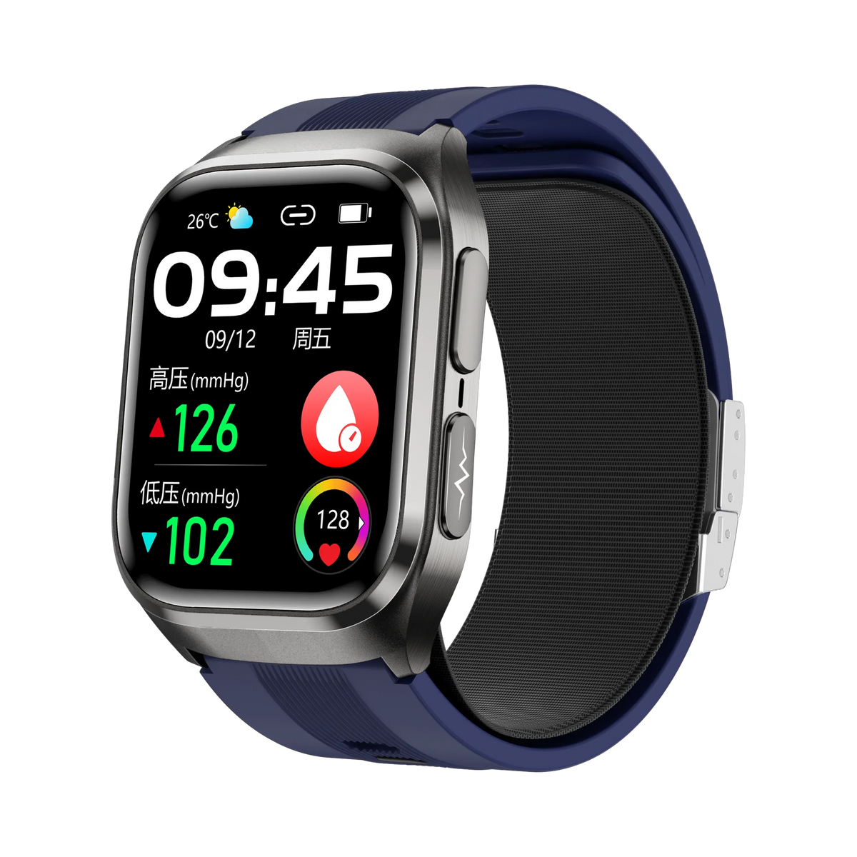 NOYAFA Air Pump Smart Watch Air Sac Accurate Blood Pressure ECG Oxygen Uric Acid Blood Lipids Health Monitoring Smartwatch