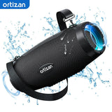 Ortizan Portable Loud Bluetooth Speaker Wireless 100W PEAK 80W RMS IPX7 Waterproof Outdoor Speaker Boombox Subwoofer for Party