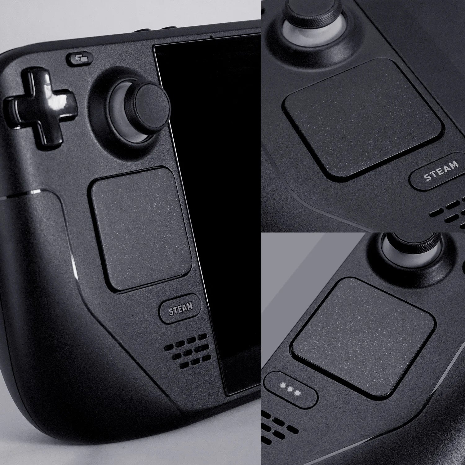 4Pieces TALONGAMES Touchpad Stickers For Steam Deck / Steam Deck OLED Version Wear-resistant Anti-scratch Protection Stickers