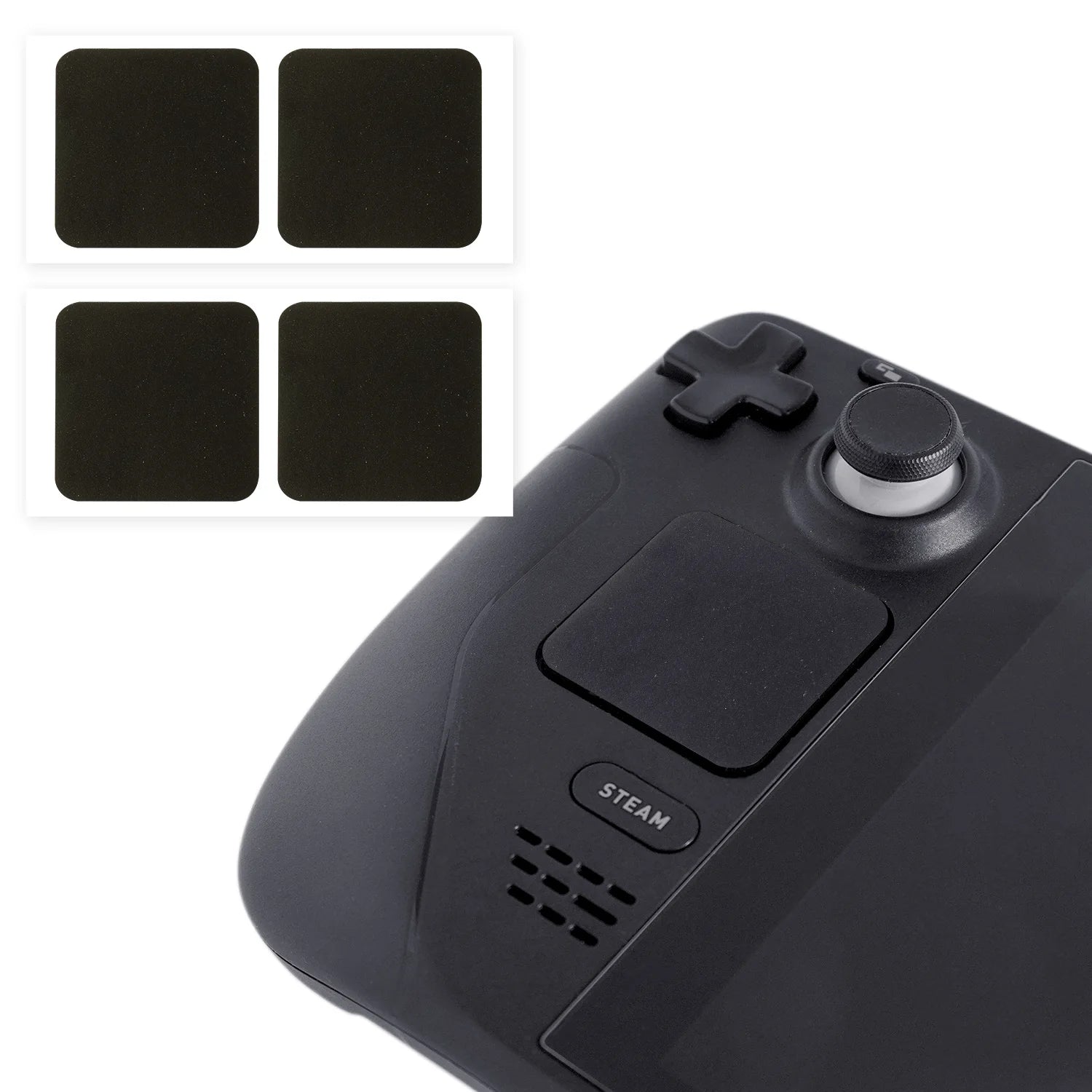4Pieces TALONGAMES Touchpad Stickers For Steam Deck / Steam Deck OLED Version Wear-resistant Anti-scratch Protection Stickers