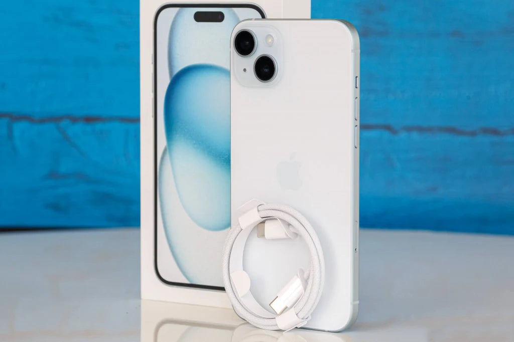 Refurbished phone iPhone 15 Plus/256GB ROM 6GB RAM "Genuine Super Retina Ole Face ID NFC A16 excellent condition