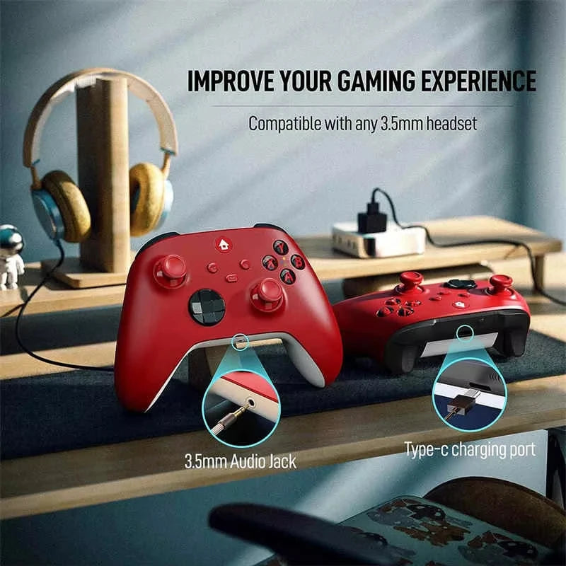 Game Controller for xbox one xbox series x/s wireless bluetooth joystick for pc handheld game players gamepads gaming keyboard