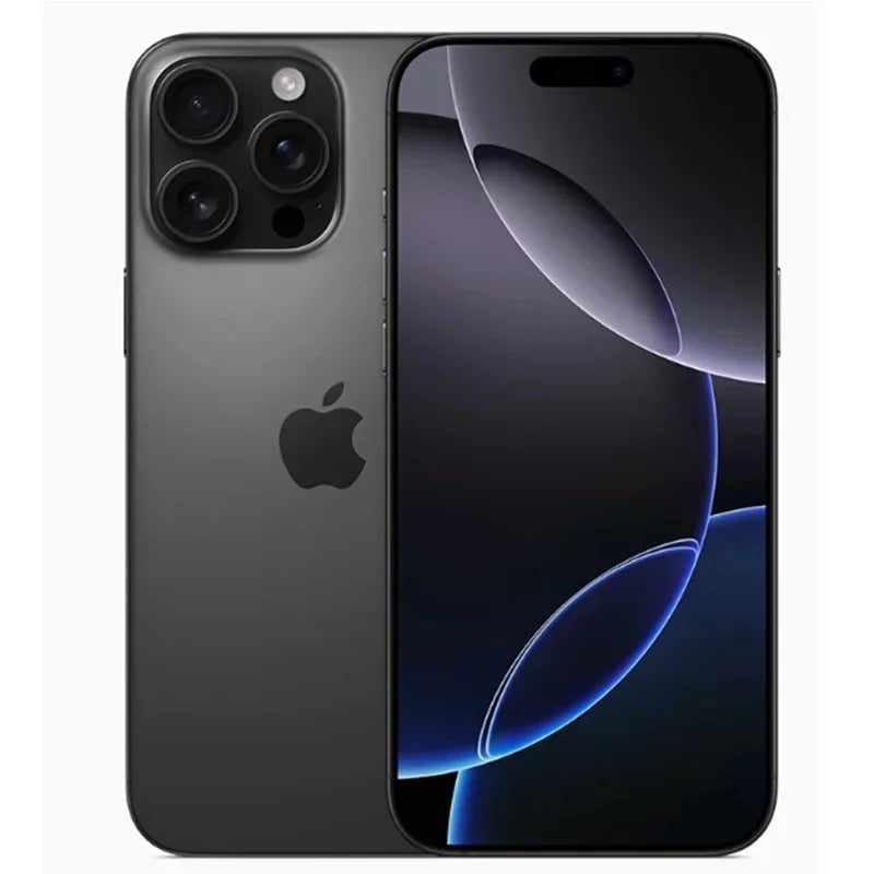 Refurbished iPhone 16 Pro Max (US Model) - Dual eSIM | 256GB/512GB | Titanium | 100% Original