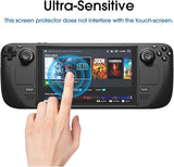 For Screen Protector Compatible With Steam Deck OLED 7inch,Tempered Glass Designed  with Easy Insatiate 9H hardness