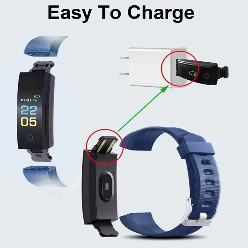 115Plus Kids Smartwatch – Bluetooth 4.0 Touch Sports Bracelet Fitness Tracker for iOS & Android