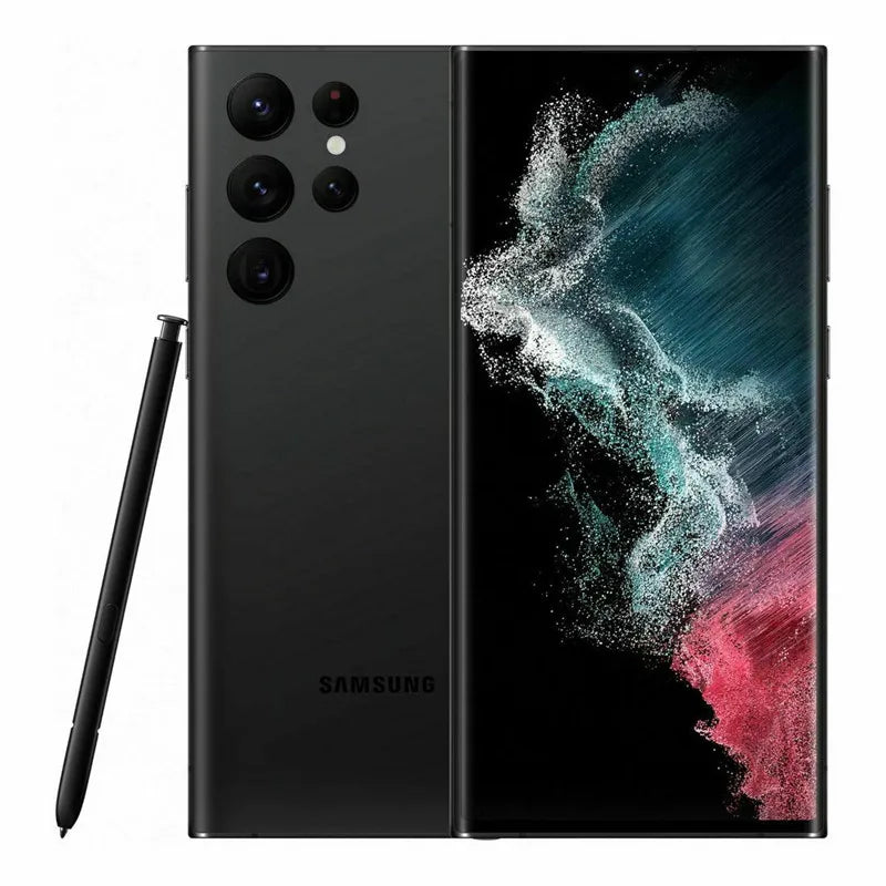 C Samsung Galaxy S22 Ultra 5G S908U S22U 6.8" ROM 128GB/256/512GB RAM 8GB/12GB Snapdragon 8 NFC S Pen Unlocked Smart Cell Phone