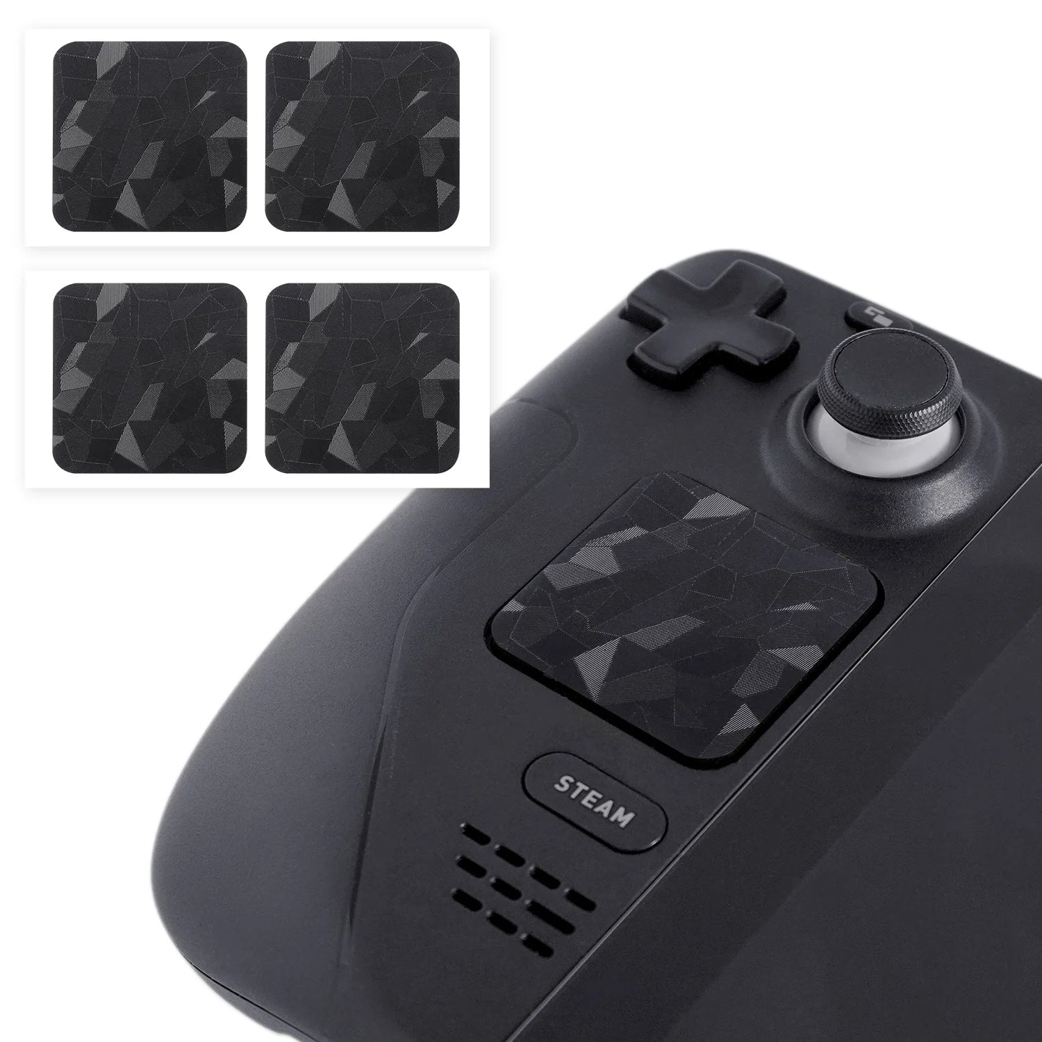 4Pieces TALONGAMES Touchpad Stickers For Steam Deck / Steam Deck OLED Version Wear-resistant Anti-scratch Protection Stickers