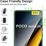 Protective 9D Tempered Glass Screen Protector for POCO X7 X6 X5 X4 X3 Pro C75 C65 C40 M7 M6 F6 F5 Pro