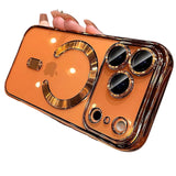 Luxury MagSafe Soft Phone Case for iPhone 11 12 13 14 15 16 17 Pro Max Plus Air, Magnetic Transparent TPU Bumper Cover