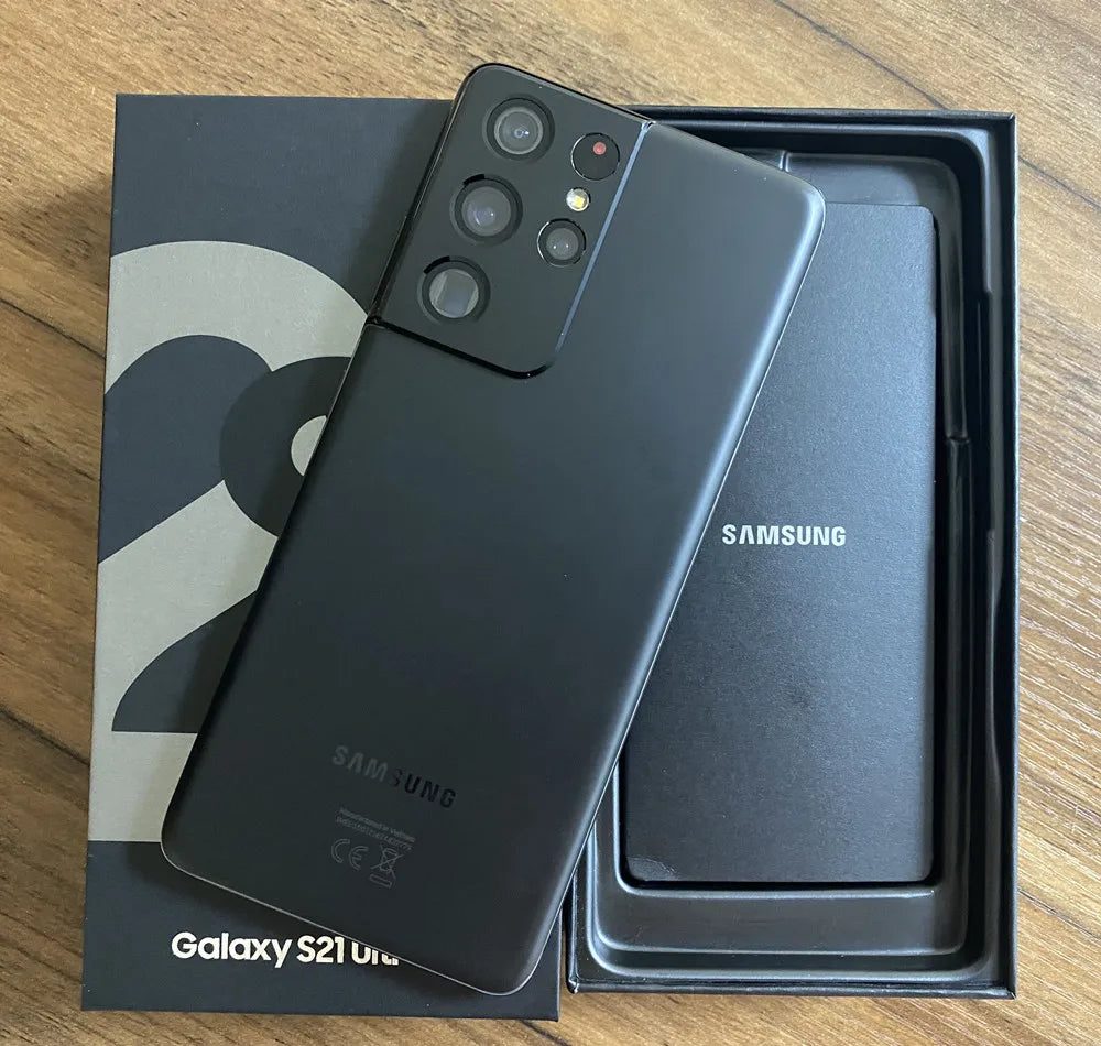 C Samsung Galaxy S21 Ultra S21U 5G Dual Sim G9980 6.8" ROM 256/512GB RAM 12GB Snapdragon NFC Original Unlocked Android Cellphone