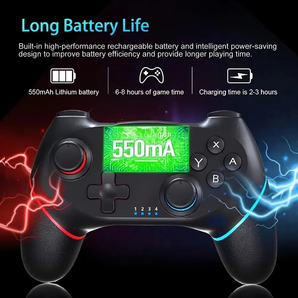 Wireless Game Controller for Switch Switch2 Lite OLED 6-Axis Vibration pro Handle NS2 Compatible with Switch pro Wireless Gaming