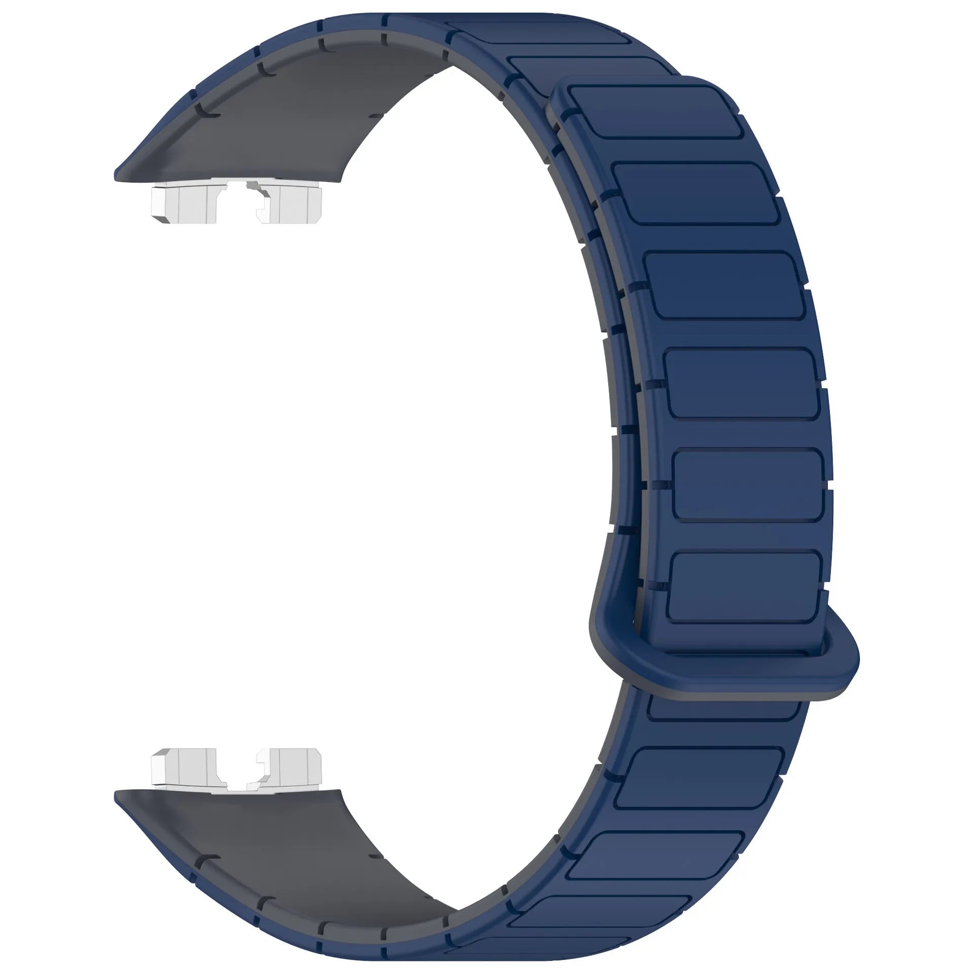 New Magnetic Silicone Strap for Huawei Watch 8/9/10 – Two-Tone Sport Band Smartwatch Accessories