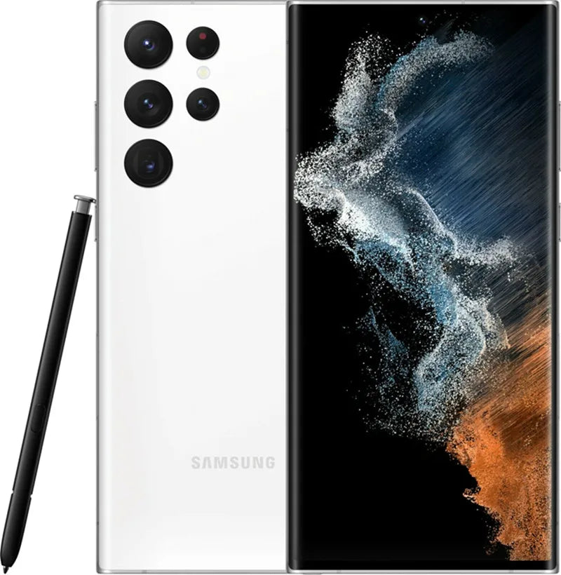 C Samsung Galaxy S22 Ultra 5G S908U S22U 6.8" ROM 128GB/256/512GB RAM 8GB/12GB Snapdragon 8 NFC S Pen Unlocked Smart Cell Phone