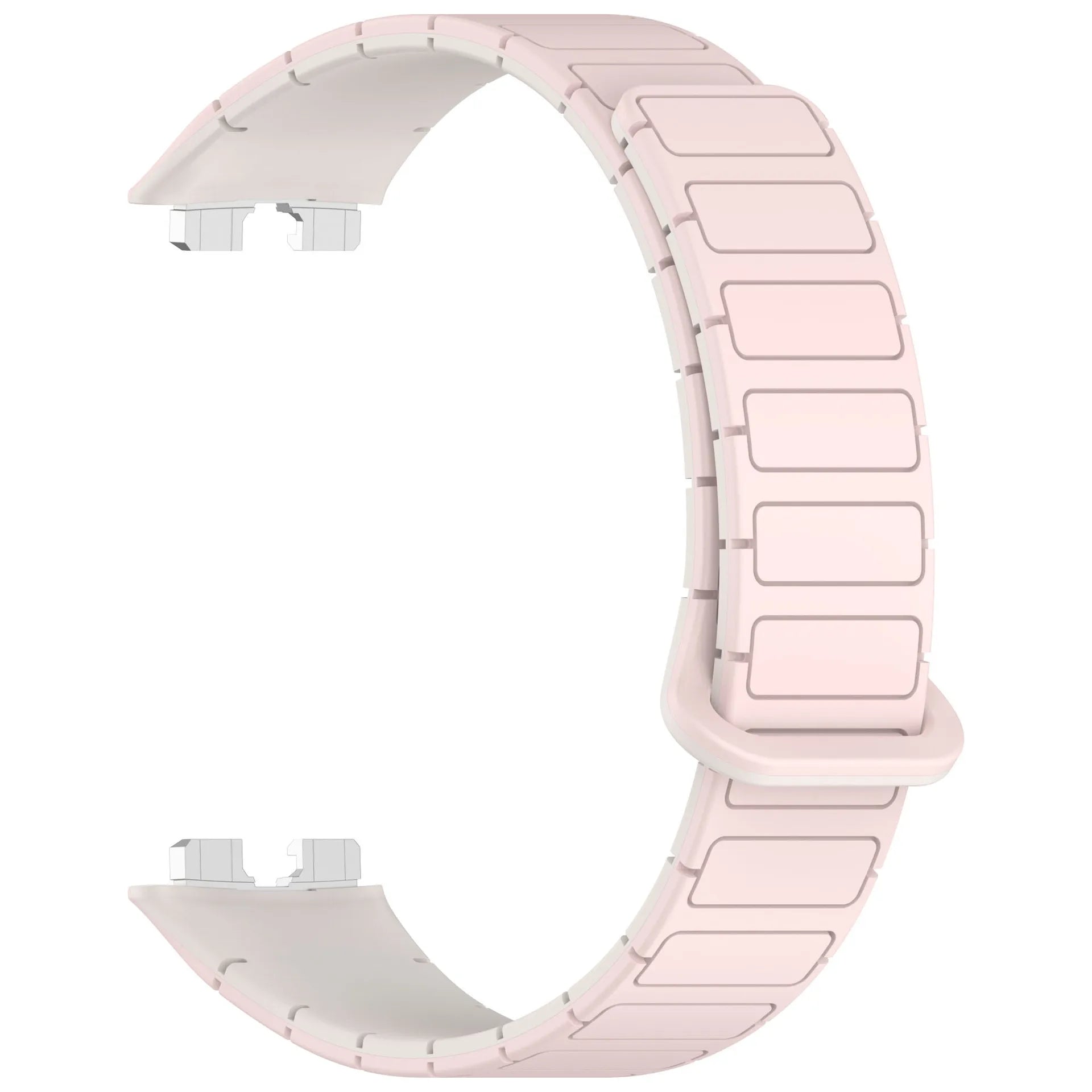 New Magnetic Silicone Strap for Huawei Watch 8/9/10 – Two-Tone Sport Band Smartwatch Accessories