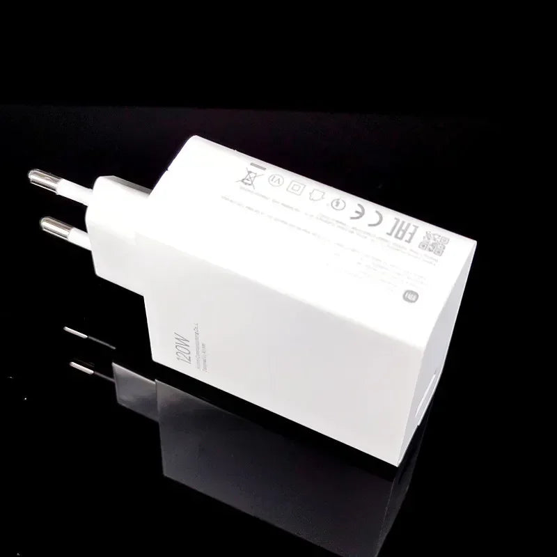 Original Xiaomi 120W Turbo Charger Fast Gan Type C 6A Charging Power Adapter Usb Cable For Mi 13 Ultra 12T Pro 11T RedMi Note 13