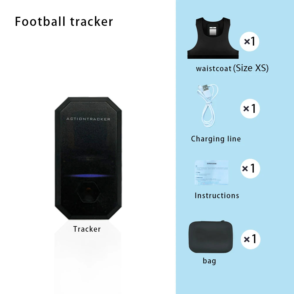 Action Tracer soccer gps tracker football heatmap trajectory with vest as statsports soccerbee