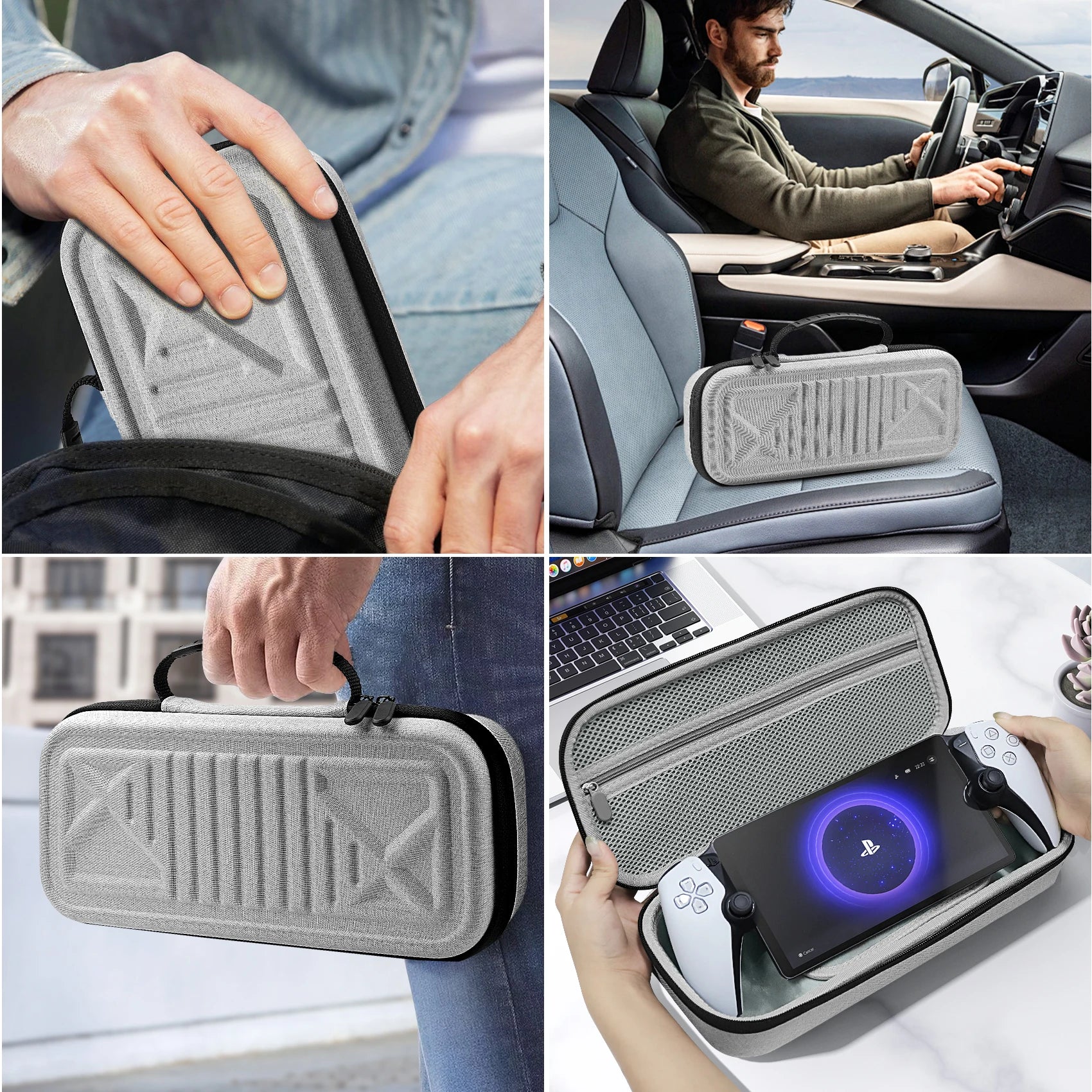 Carrying Case for PS Portal - Slim Fit & Hard Shell Carrying Case for PlayStation 5 Portal Remote Player