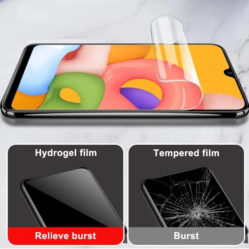 3PCS Ulefone Power Armor 22/21/19T/19/18/18T Hydrogel Screen Protector Film, 6.58″ Full Coverage Protective Cover