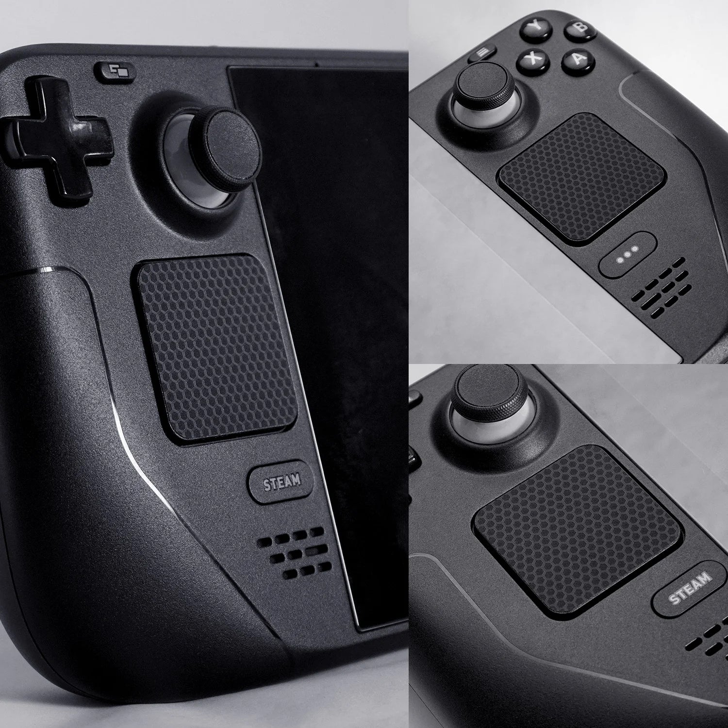 4Pieces TALONGAMES Touchpad Stickers For Steam Deck / Steam Deck OLED Version Wear-resistant Anti-scratch Protection Stickers