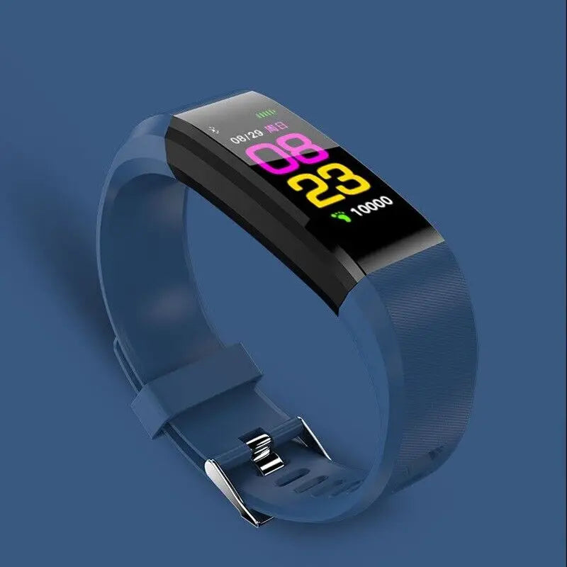 115Plus Kids Smartwatch – Bluetooth 4.0 Touch Sports Bracelet Fitness Tracker for iOS & Android