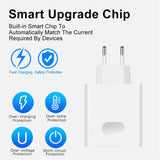 66W USB Fast Charger Quick Charge 3.0 EU Plug Adapter with 6A Type-C Cable for Huawei Mate 50 60, Nova 10, Honor 100, Magic 5