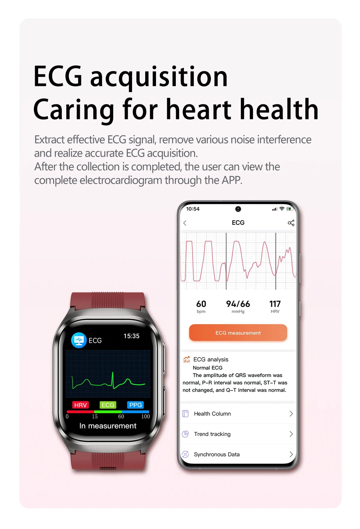 NOYAFA Air Pump Smart Watch Air Sac Accurate Blood Pressure ECG Oxygen Uric Acid Blood Lipids Health Monitoring Smartwatch